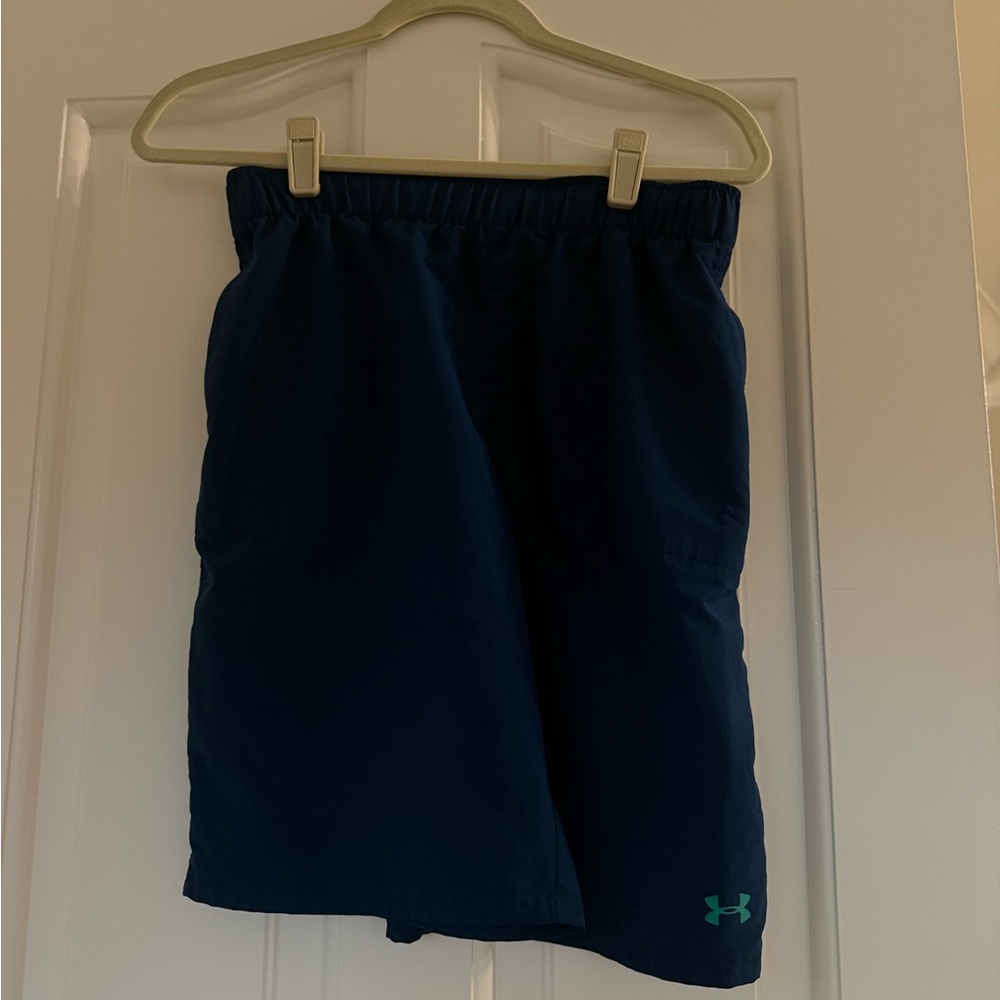 Under Armour Boys’ Navy Blue Swim Trunks